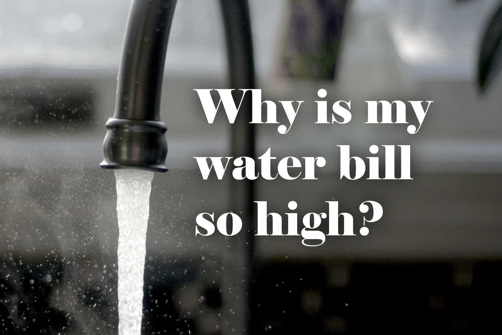 Ricewood MUD Resident Update Why Is My Water Bill So High Blog
